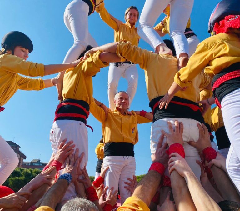 Diada castellera amb Capgrossos de Mataró i Castellers de Badalona